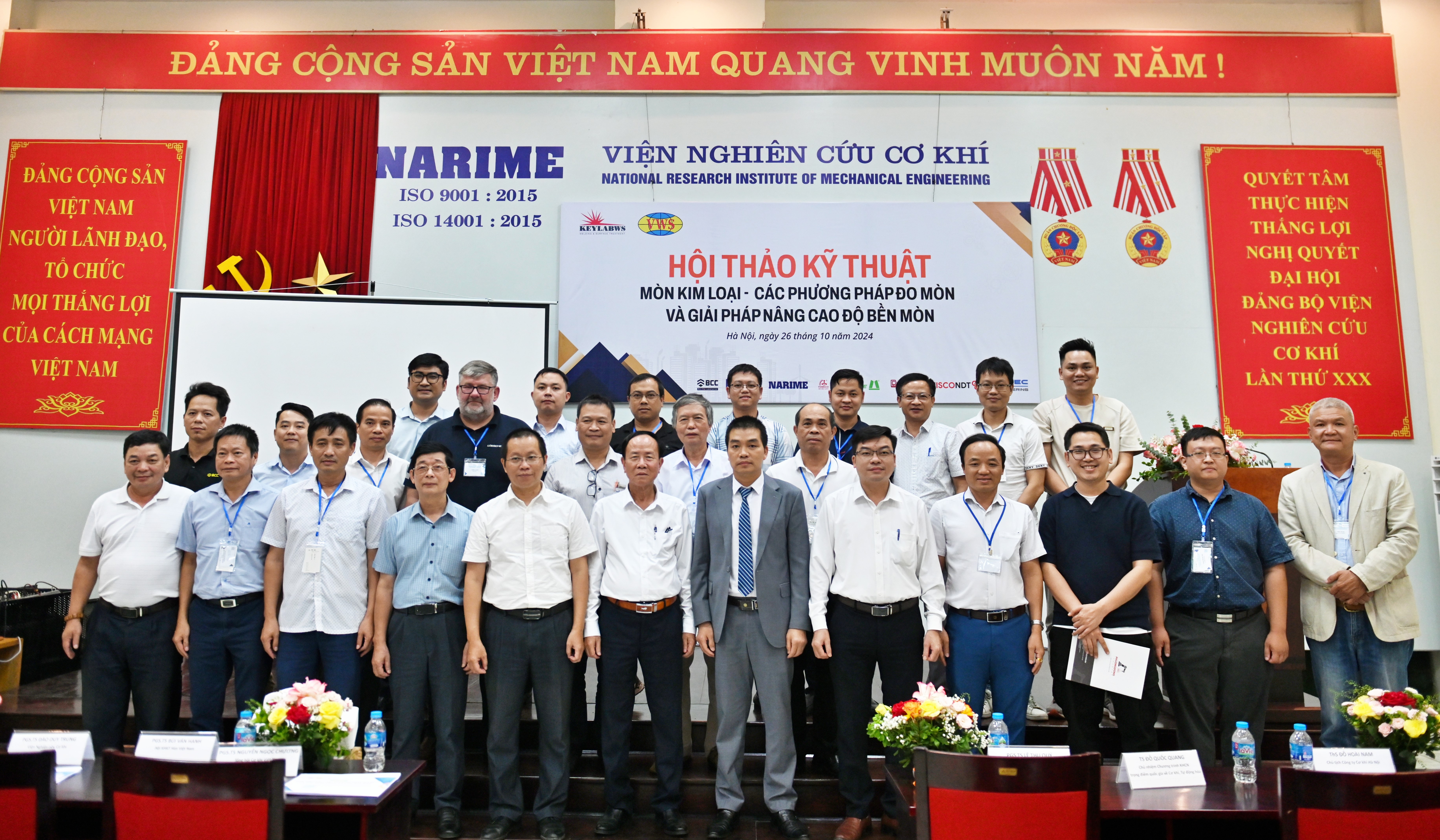 Hội thảo “Mòn kim loại – Các phương pháp đo mòn và giải pháp nâng cao độ bền mòn” thành công tốt đẹp